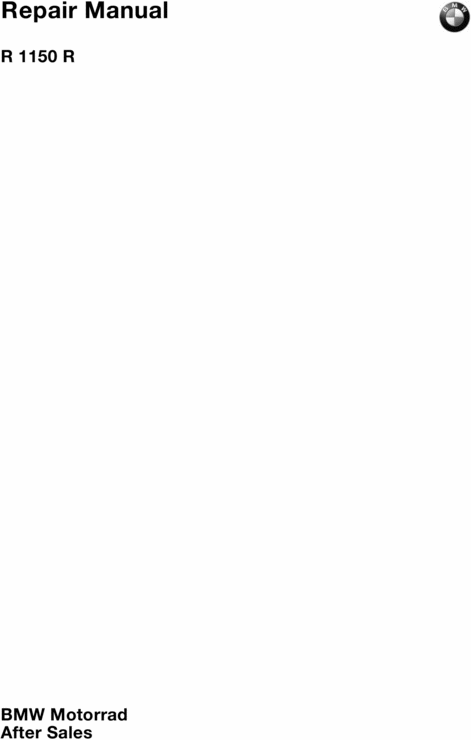 Product picture BMW R 1150 R1150 R Service Repair Shop Manual